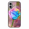 Glass Case For iphone 16 Plus 16Plus Coque Tempered Glass Hard Back Cover For iphone 16 Plus Phone Case Soft TPU Black Bumper