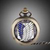 Retro Attack On Titan Legion Fashion Pocket Watch