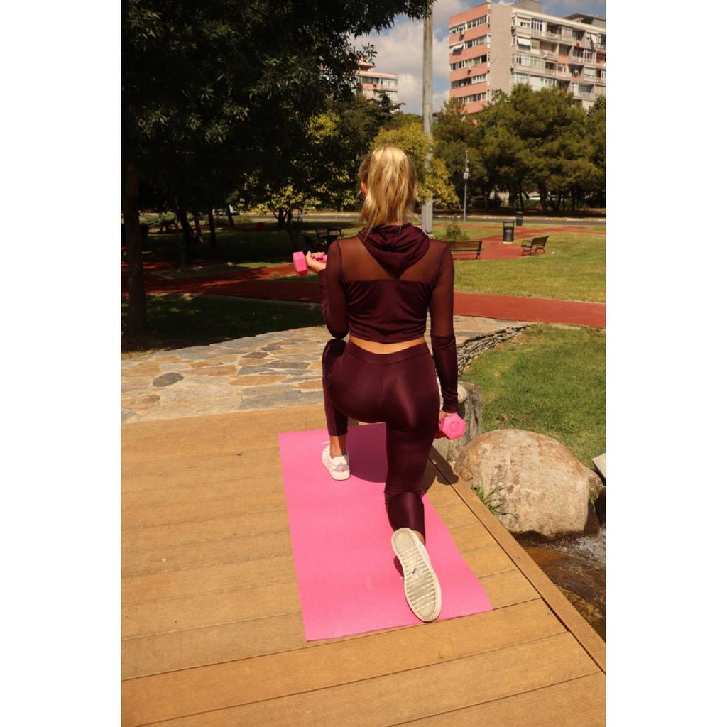 High Waist Bustier And Tights Sports Set | Women's Sports Set Set Of 2