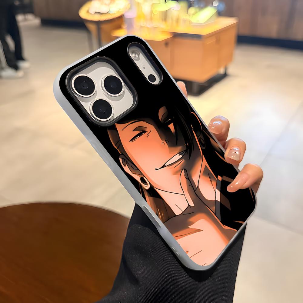 Чехол для телефона Гэто Сугуру Для IPhone 17 Air 16 E 15 14 Plus 13 12 11 Pro Max Желейный 2 в 1 Защитный чехол