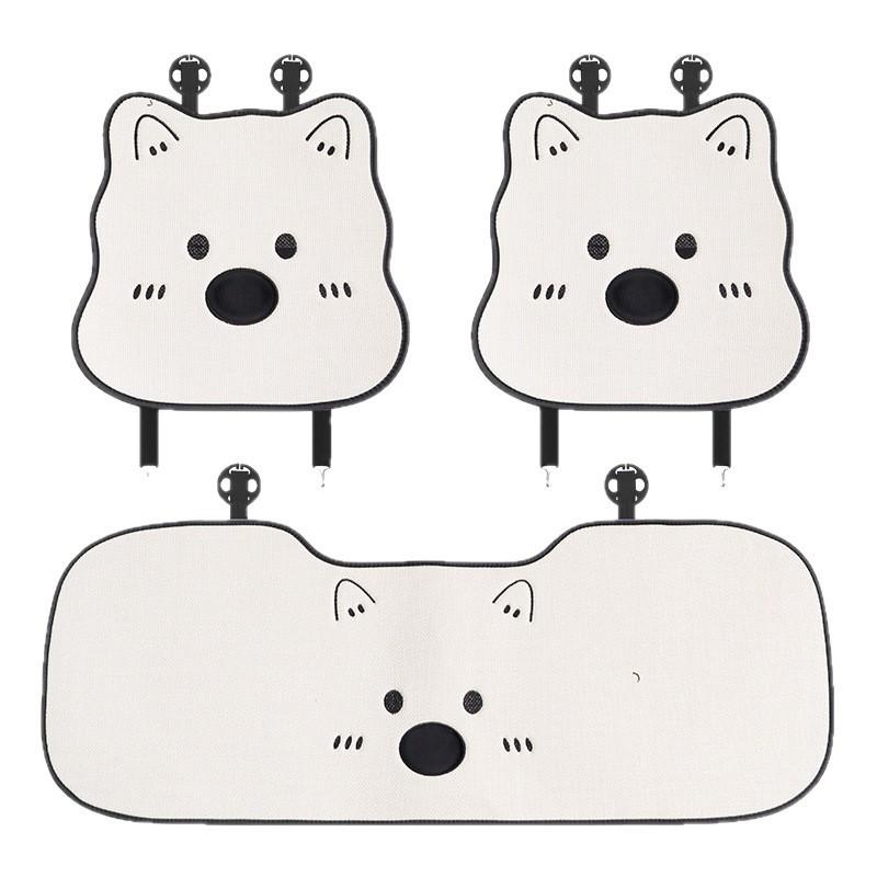 Car Seats Cushion Cute Comfortable Wear-resistant Car Rear Seat Cover Summer Cooling Seat