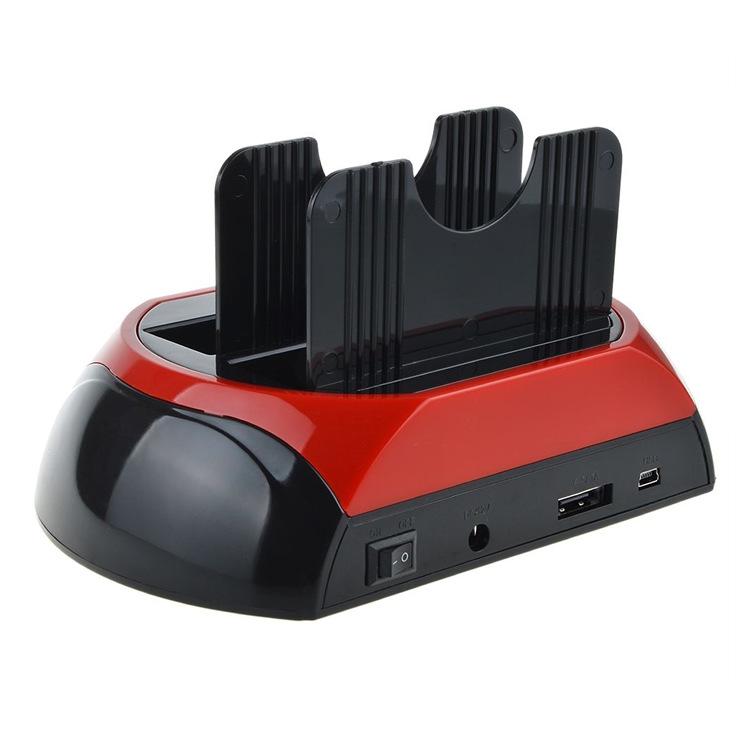 Multi-Function Mobile Hard Disk Dock with 2.5/3.5 IDE+SATA, Card Reader, and HUB