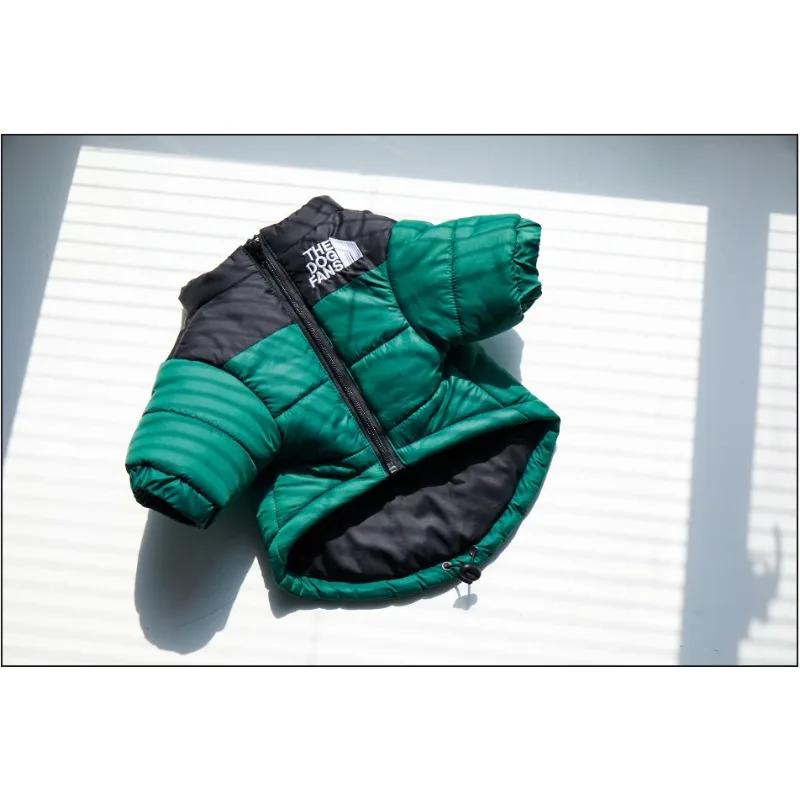 Large Winter Pet Dog Clothes French Bulldog Puppy Warm Windproof Jacket Medium Dog Coat Waterproof Cotton Jacket Polyester Comfortable Pet Outfits