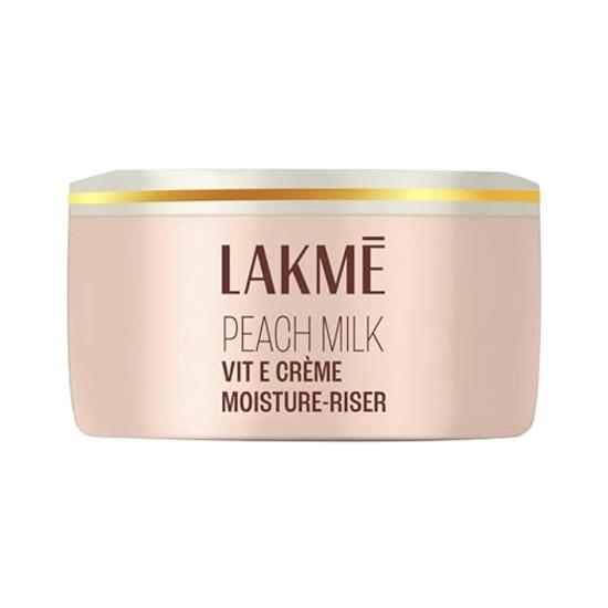 LAKMÉ Peach Milk, мягкий крем-увлажнитель для лица, 200 г, для мягкой, сияющей кожи, с витамином Е и экстрактом персикового молока, 24-часовое увлажнение, нелипкий, нежирный