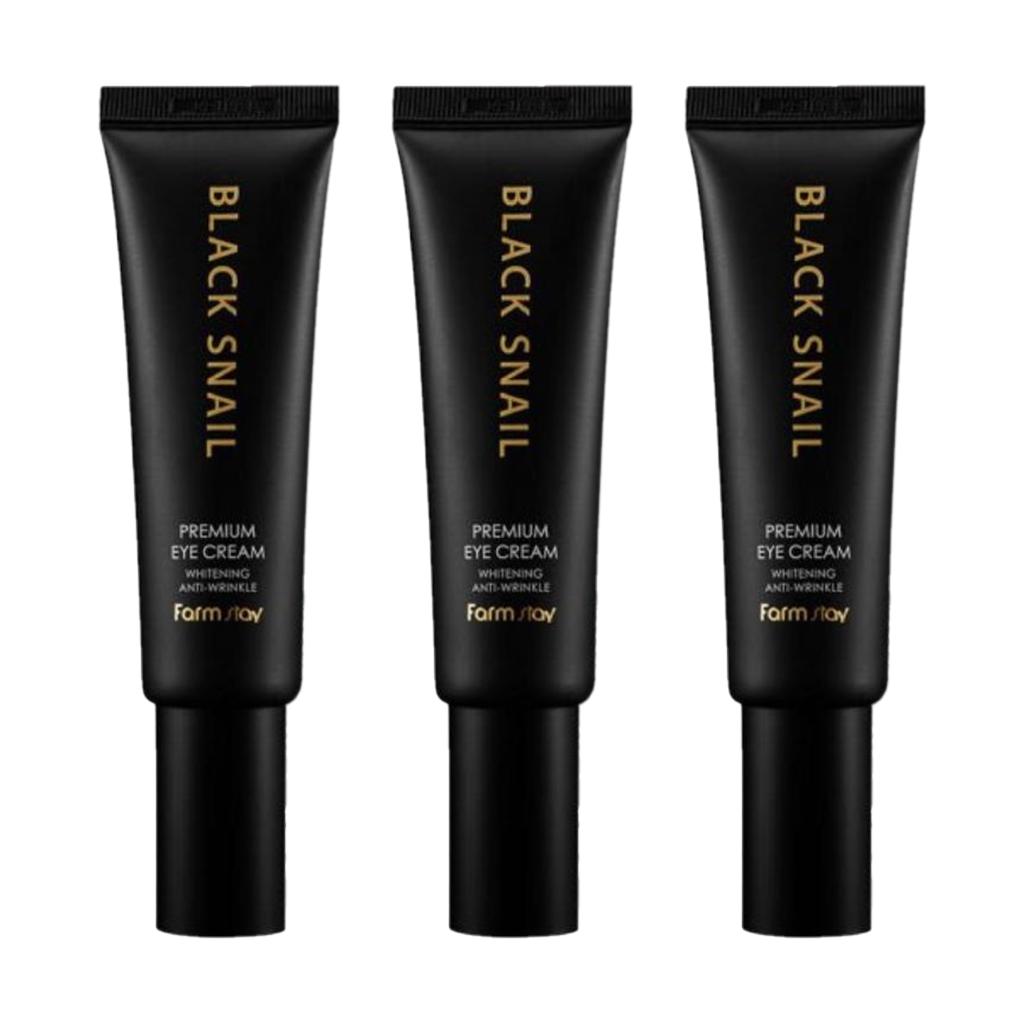 FARM STAY Black Snail Premium Eye Cream 50ml (3 Options)