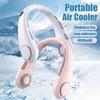 Portable Hanging Neck Fan Digital Display Power Ventilador Bladeless Neckband Fans Air Cooler USB Charging Camping Electric Fan