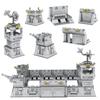 MOC5038 Военная Серия Война Космос Крепость База Батарея Стена Радар Уличный Пейзаж Строительные Блоки Игрушки Для Детей Подарок Другу