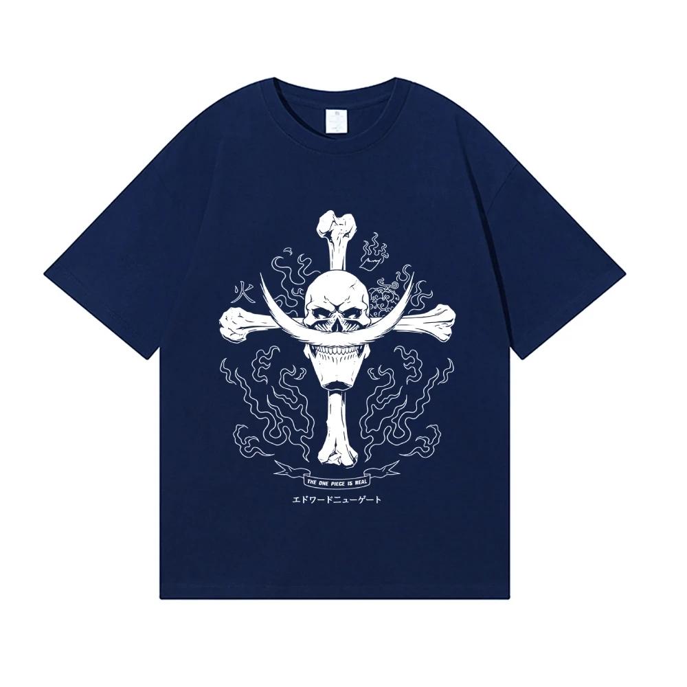 ONE PIECE Edward Newgate Anime Style Classic Tee High-quality Streetwear Men's Clothing and Women Clothing 2026 Summer T Shirt