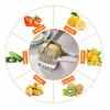 Овощерезка для томатов, круглый инструмент для нарезки лимонных яиц, портативные круглые щипцы для фруктов, держатель для лука, бытовой кухонный режущий инструмент для апельсинов
