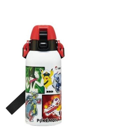 Skater water bottle children direct drinking 600ml Pokémon 26 boys insulated stainless steel lightweight type sports kids jug STCH6-A.