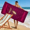QLD Maroons Print Beach Towel, Large Soft Quick Dry Towel for Beach Camping Swimming