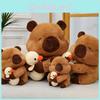 Adorable Soft Plush Capybara Doll For Kids Cute Cartoon Yellow Duck Design
