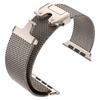 Титановый Миланский Петлевой Ремешок для Apple Watch Ultra Пряжка-Парашют Металлический Ремешок из Нержавеющей Стали для iWatch Серии 11 10 9 8 7 6 5 SE 49мм 46мм