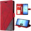 Phone Case - BOOLING - for Samsung Galaxy A17 5G/4G - Synthetic Leather - Red - Built-in Stand