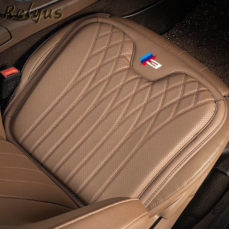 Soft Car Seat Cushion PU Leather Ventilated All Season Seat Cushion Covers for BMW 3 Series 3GT G20 G21 G28 F30 F31 F34 F35 F36
