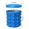 1pc-Silicone Ice Cube Maker Portable Bucket Wine Ice Cooler Beer Cabinet Space Saving Kitchen Tools Drinking Whiskey Freeze