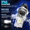 2Pcs D2S D4S 1:1 Led Headlights HID Kit Xenon LED Bulbs Retrofit 150W 65000LM D2R D4R Car Lamp Auto Light Two Sided Extra Large CSP Chip Canbus 6500K