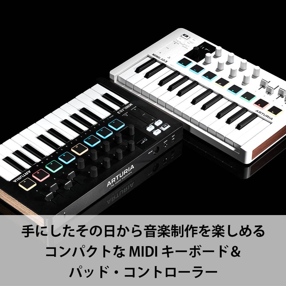 Arturia MIDI Keyboard Controller MiniLab 3 White
