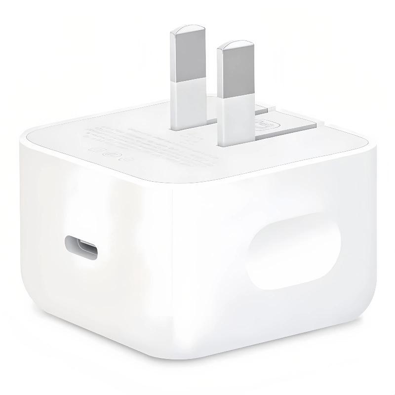 Совместимый с Apple 17 Вт PD-зарядное устройство и набор быстрозарядных USB-C кабелей в оплетке