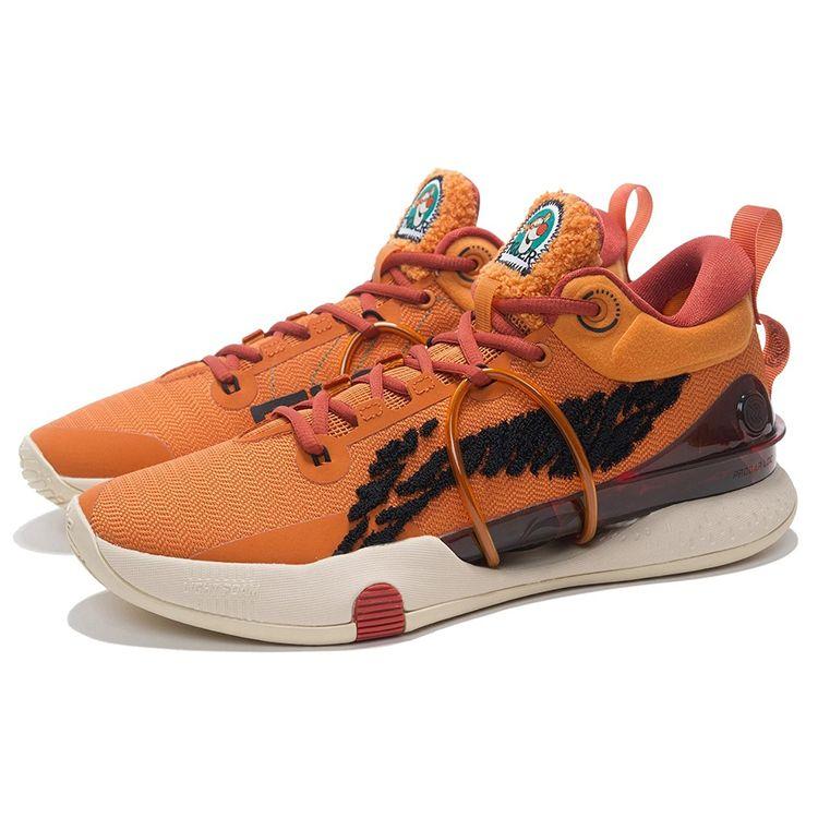 Баскетбольные кроссовки Li Ning Disney X Flash 8 Premium Tigger Low Top мужские кроссовки Jam-Orange ABAS005-2