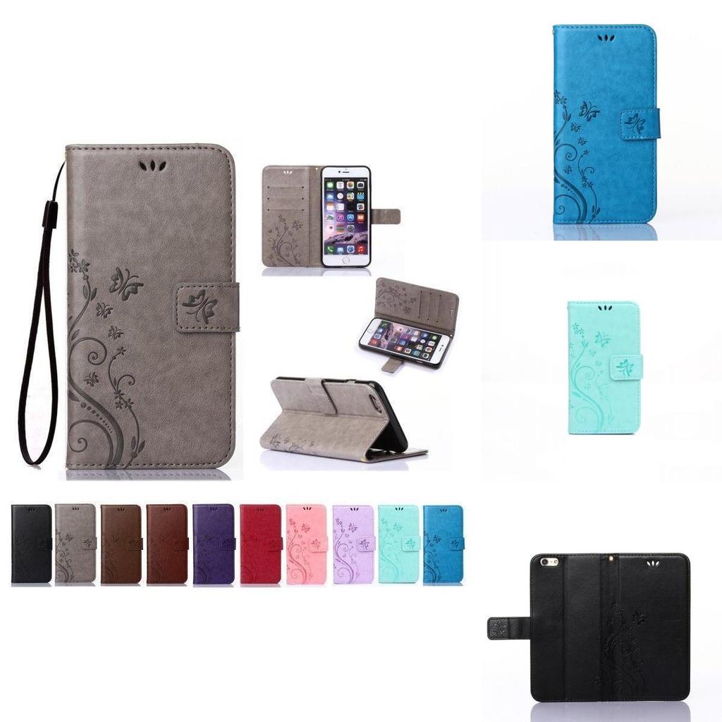 Women Fashion Wallet Phone Case Cards Holder Stand Flip Cover Iphone For