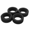 4Pcs RC Car Racing Tires Rubber Wheel Upgrade Parts for 110 Flat Running Drift Accessories