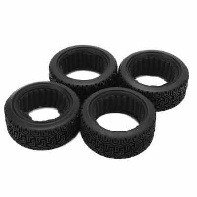 4 шт. Шины для гоночных радиоуправляемых автомобилей, резиновые колеса, детали для апгрейда для 110, для плоской езды, дрифта, аксессуары