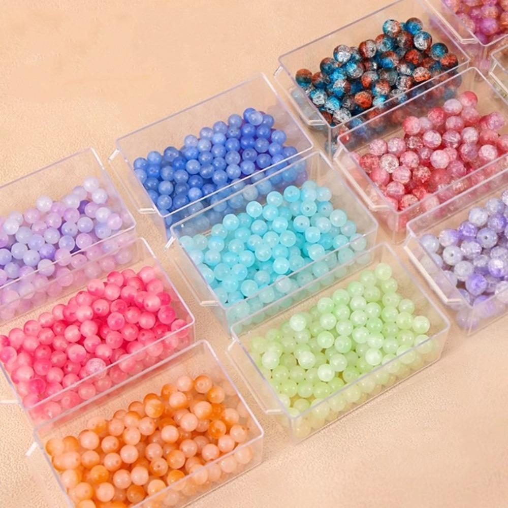 Большая вместимость ящика для хранения прозрачная коробка для ювелирных изделий качественная коробка для сортировки бусин домашняя