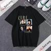 Футболка с летним топом Robert Smith Cure Music Band Y2K Queen Футболка Tumblr Custom Harajuku Smith