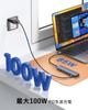 Док-станция BAOZEE с двойным USB 4, поддержка USB 100W PD для MacBook, iPad и Windows, передача данных 5 Гбит/с, внешний монитор и зарядка, 7-в-1 USB-C HDMI,