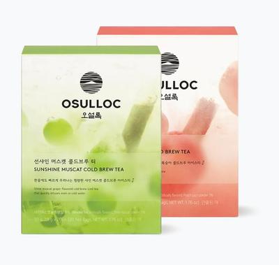 Osulloc Чайный набор Cold Brew – Мускат и персик, фруктовая смесь холодного чая