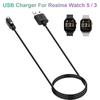 Зарядный кабель для часов Магнитный USB для Realme Watch 5 / 3 Умные часы USB-адаптер-зарядное устройство Шнур Аксессуары питания