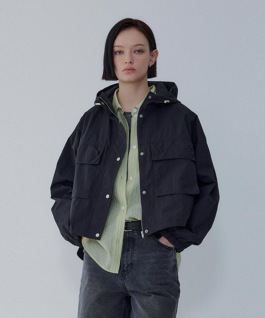 Voice Of Voices Back Print Pocket Hooded Jumper_Black 7156220004
