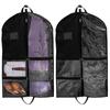 2 шт. пылезащитные чехлы для одежды водонепроницаемый костюм пальто подвесная сумка для хранения ткань Оксфорд органайзер для шкафа защитные чехлы для одежды
