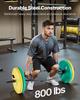 Trap Bar Hex Bar, 50mm Hex Barbell, 360 kg Capacity Shrug Bars with Knurled Grips, Weightlifting and Strength Training Equipment, Home Gym for Squats,