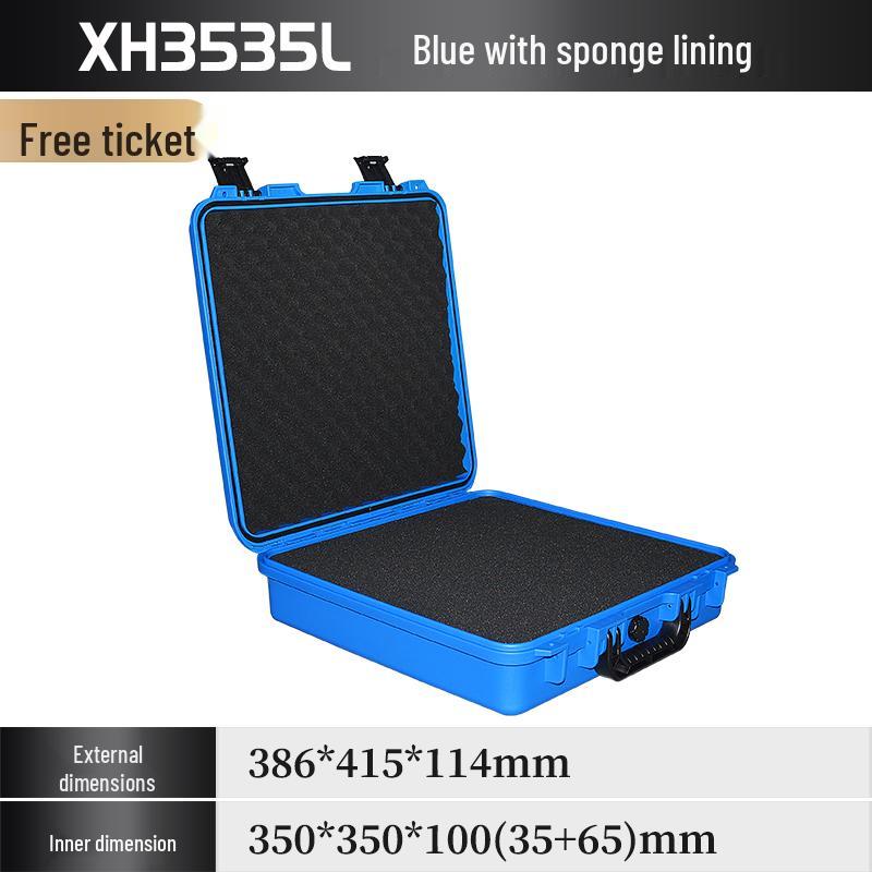 Xihua IP67 Водонепроницаемый Пластиковый Ящик для Инструментов с Сертификацией ROHS, Утолщенный - 35x35 Квадратный Влагозащитный Кейс для Приборов