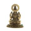 Статуэтка Богини Лакшми из латуни ручной работы для домашнего храма | 2,5" Фигурка Маа Лакшми Идол Мурти Священный символ богатства | Идеально для ритуалов и в подарок