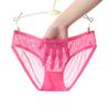 Low Waist Transparent Mesh Briefs Sexy Underwear Cute Panties for Women