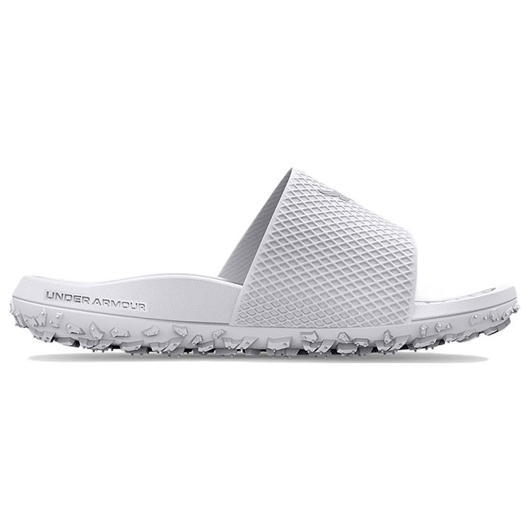 Under Armour Кроссовки Project Rock Slide White Halo Grey Мужские 3025237-101
