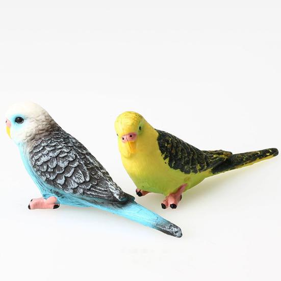 Искусственный попугай птица мини модель животного сад газон двор орнамент декор