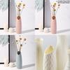 Elegant Plastic Flower Vase Stunning Imitation Ceramic Floral Pot For Home Decoration