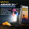 Ulefone Защищенный смартфон Armor 34+ 5G 25500 мАч Фонарик для кемпинга 64 МП Ночное видение До 32 ГБ + 512 ГБ 66 Вт 6,95" NFC Android 15 Глобальный