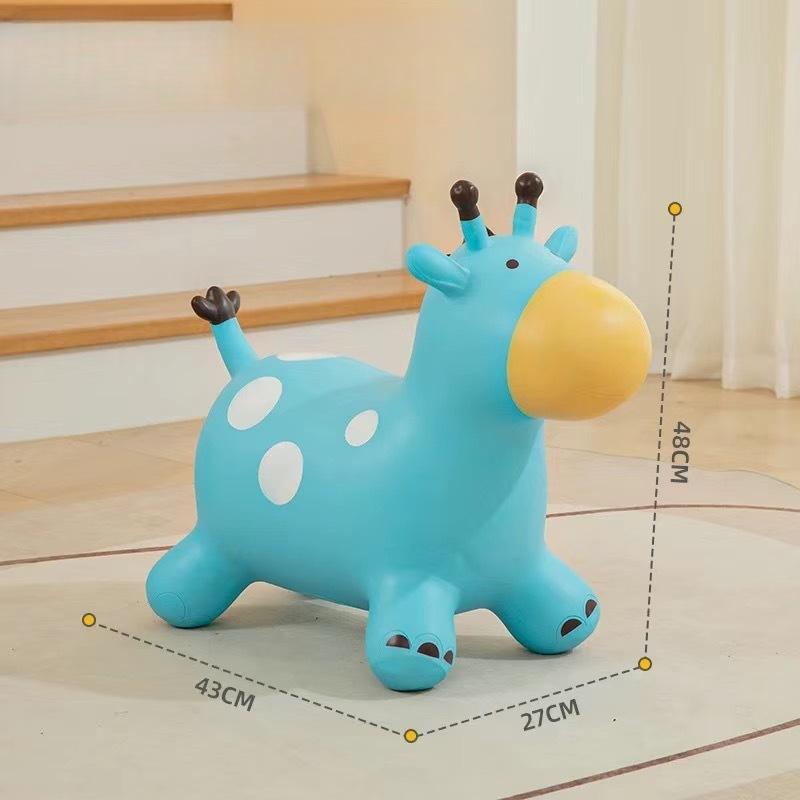 Детский надувной прыгун в виде животного, мягкий гимнастический конь, батут, ПВХ, прыгающий пиявка, игрушка для катания, детские игрушки для игры