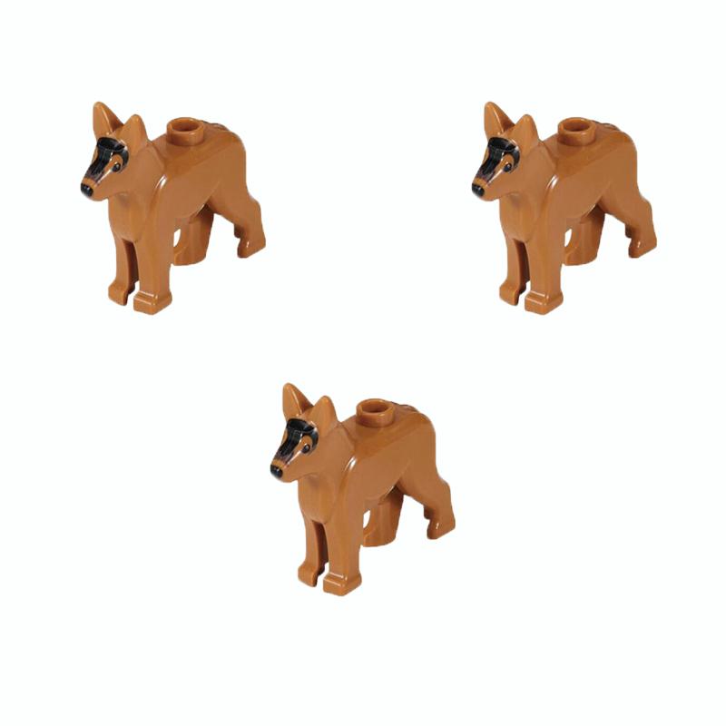 MOC Кубики Игрушки Модель Ферма Строительные блоки Крупный рогатый скот Лошадь Повозка Транспорт Огород Цветок Растение Фрукт Поле Дерево Животное