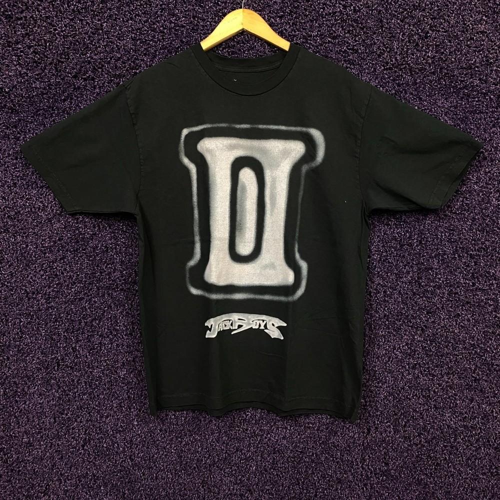 Cactus Jack Pack B2 Jackboys 2 Album Travis Scott HipHop TShirt Large Unisex T-Shirt