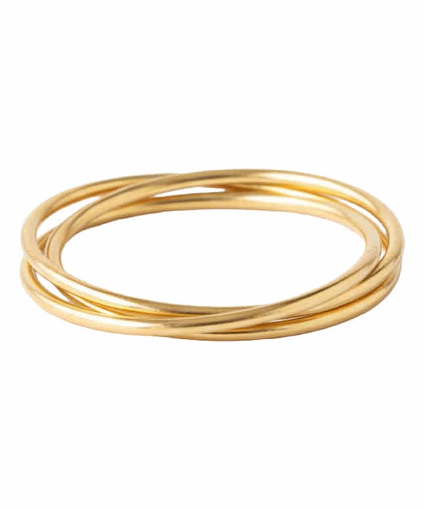 Серебряное кольцо Alleun 925 пробы, многослойное, серебряная нить, Колено Дружбы