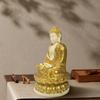 YUYAKESHI Buddha Statue, Seated Buddha Statue, Amulet, Good Luck, Feng Shui, Buddha Statue, Coconut Fruit, Lotus Pedestal, Buddhist Altar Ornament,