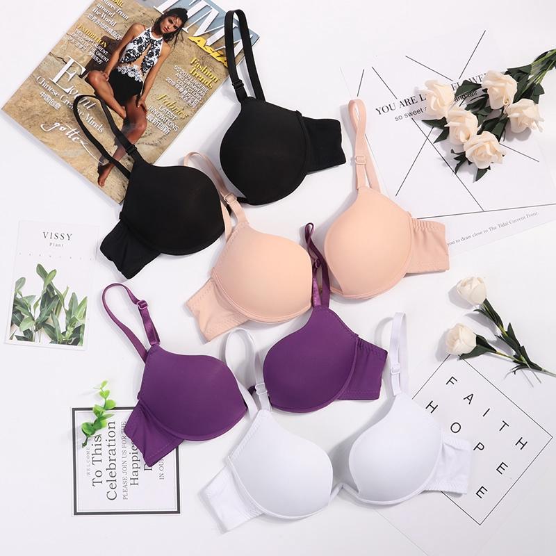 Модный бюстгальтер пуш-ап с глубоким V-образным вырезом для женщин, бесшовный, с открытой спиной, невидимый, для свадебного платья