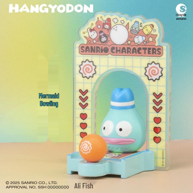 Семейный боулинг-клуб Sanrio Игрушка-фигурка из слепого пакета и настольное украшение