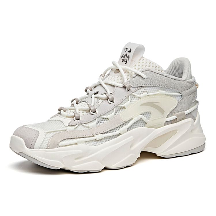 Anta Кроссовки для бега Walker Non-Slip, износостойкие, низкие, мужские, серые, 112028889-1